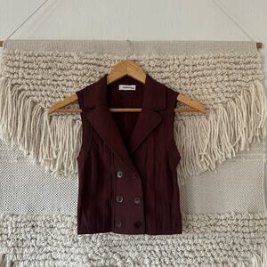 Sandro Solune Knit Vest